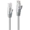 48008 RJ45 Câble réseau, câble patch cat 6 u/utp 15.00 m gris 1 pc(s) - Lindy