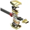Lindy 37865 Câble Hdmi 7,5 M Hdmi Type A (standard) Or, Gris