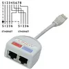 Lindy UTP Port Doubler - Répartiteur de réseau - RJ-45 (M) pour RJ-45 (F) - UTP - CAT 6