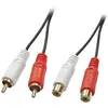 Lindy Premium Rallonge de câble audio RCA (M) pour RCA (F) 2 m