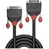 Lindy Black Line Câble DVI liaison double DVI-D (M) pour DVI-D (M) 1 m rond noir