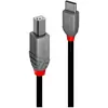 Câble usb usb 2.0 usb-c® mâle, usb-b mâle 0.50 m noir 36940 - Lindy