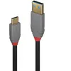 Lindy Câble USB 3.2 type A vers C 10Gbit/s. 5A PD Anthra Line 1m