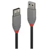 Lindy Anthra Line - Câble USB - USB (M) pour USB (M) - USB 2.0 - 50 cm - rond - noir