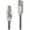 Lindy 36663, 3 m, USB A, USB B, 3.0 (3.1 Gen 1), 5000 Mbit-s, Gris