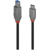 Lindy 36666 câble USB USB 3.2 Gen 1 (3.1 Gen 1) 1 m USB C USB B Noir