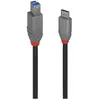Lindy Anthra Line - Cable USB de type-C - 24 pin USB-C pour USB Type B - 3 m