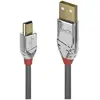 Câble usb usb 2.0 usb-a mâle, USB-Mini-B mâle 2.00 m gris 36632 - Lindy