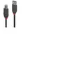 Câble USB Lindy 36673 - 2m - USB A vers USB B - 2.0 - 480 Mbit/s - Noir