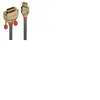 Lindy Gold Line cable adaptateur - HDMI / DVI - 5 m