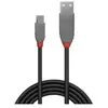 Lindy 36733 cable USB 2 m USB 2.0 USB 2.0 USB A Micro-USB B Noir, Gris