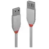 Câble usb usb 2.0 usb-a mâle, usb-a femelle 2.00 m gris 36713 - Lindy