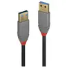 Lindy 36751 câble USB USB 3.2 Gen 1 (3.1 Gen 1) 1 m USB A Noir