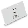 Lindy Plaque Murale EU Extender HDBaseT Cat.6 KVM HDMI 4K60 & Type C, 150m, émetteur