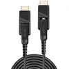 LINDY Câble micro HDMI 2.0 Ultra HD hybride fibre 4K 60Hz HDMI & DVI - 20m