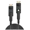 LINDY Câble Mini DisplayPort 1.4 Hybride Fibre Optique avec connecteurs DP 40m