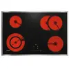 MIELE KM6522FR largeur 76.4 cm , 4 foyers, 7600 Watts KM6522FR