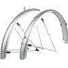 SKS GERMANY Basic Jeu de Garde-Boue Adulte Unisexe, argenté, 65MM