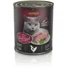 6x800g Leonardo pure volaille - Pâtée pour chat