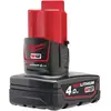 Batterie Li-ion MILWAUKEE 12V 4Ah - Noir