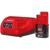 Pack 1 batterie M12 NRG-201 12V 2Ah - MILWAUKEE TOOL - 4933451900 TU