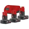 Pack 3 batteries NRJ Milwaukee M12 6.0Ah - Chargeur 4933459208