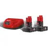 Milwaukee - M12NRG-402 Pack batteries 12V (2x4,0 Ah,1 x C12C) - 4933459211