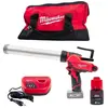 Milwaukee M12 Pcg 600a-201b - Pistolet à Colle 600ml 12v 20ah 1780 Nm Tube Alu