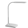 Lampe de bureau LED MAULpearly, argent, 38 cm, à intensité variable, CCT
