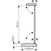 Lampe de bureau LED MAULstudy, noir, acier, 49 cm, E27