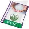 LEITZ chemise à lamelle Standard, format A4, PVC, violet,