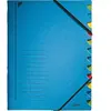 Classeur trieur, format a4, 12 compartiments bleu leitz 39120335