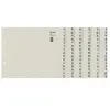 Leitz Leitz Intercalaire En Papier Nature, A-Z, Pour 24 Claseurs,