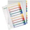 Esselte LEITZ Intercalaires en plastique, numéroté, A4 extra large ()