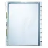 LEITZ Pochettes-intercalaires, en blanc, A4, PP, 10 touches