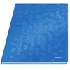Cahier Couverture A4 Petits Carreaux Bleu - LEITZ - 80 Feuilles - Carton pelliculé