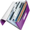 LEITZ Classeur ménager WOW - Violet métallisé
