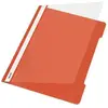 LEITZ chemise à lamelle Standard, format A4, PVC,rouge clair