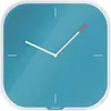 Leitz Horloge Murale en Verre, Cosy, Bleu, 90170061
