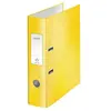 Leitz Classeur à Levier A4, Jaune, Dos 80 mm, WOW, 10050016