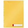 Leitz Pochette intercalaire A4 polypropylène opaque Cosy jaune - Sachet de 3