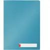 Leitz Pochette intercalaire A4 polypropylène opaque Cosy bleu - Sachet de 3