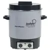 Kochstar Einkochautomat WarmMaster S mit Uhr 27 l Ø35cm steingrau/weiß