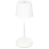 Briloner Lampe de table LED Piha avec batterie, blanc
