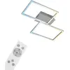 Briloner Plafonnier LED Frame S, dimmable, CCT, 50x38,8 cm