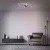 Briloner Plafonnier LED Frame à 2 lampes, CCT, noir