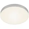 Briloner Plafonnier LED Flame, Ø 28,7 cm, argenté