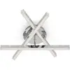 Briloner Plafonnier Rey effet scintillant, 3 lampes, chromé