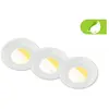 BRILONER - Lot de 3 spots encastrés pour salle de bain LED 230 V boîti...