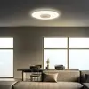 Briloner Plafonnier LED Toro, chrome mat, Ø 42 cm, plastique